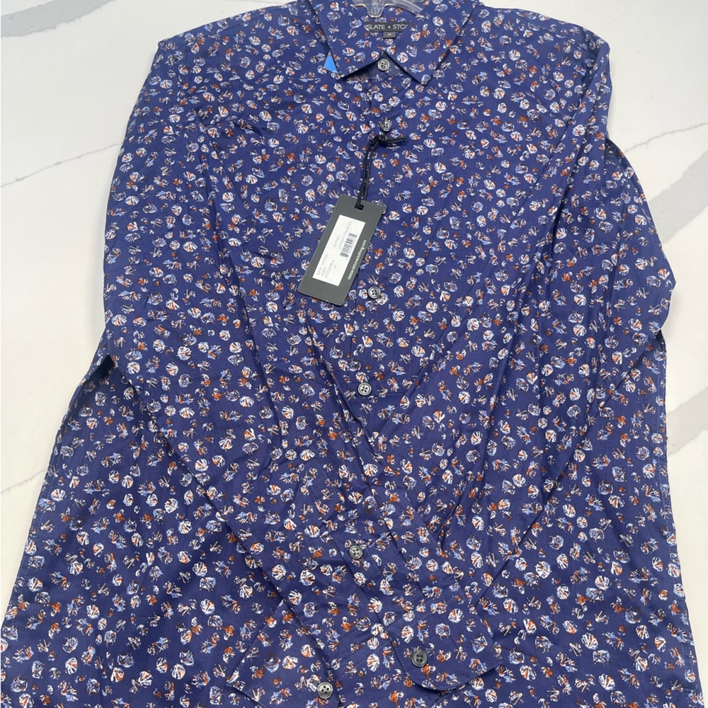 BRAND NEW, MEDIUM, Slate and Stone dress shirt, tags still on